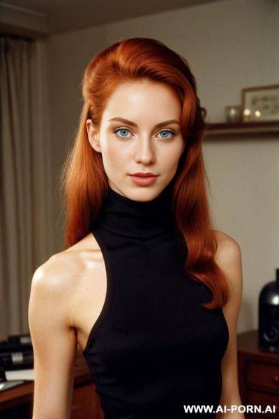 160s. 166. vintage, retro. busty. cutie babe face. 18 years old. simpleton. without makeup. - ai-porn.ai on pornsimulated.com