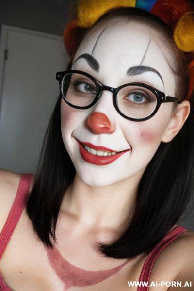 Cute face, ness face expression, big ass, big tits, large white socks, very white skin, beauty face, - ai-porn.ai on pornsimulated.com