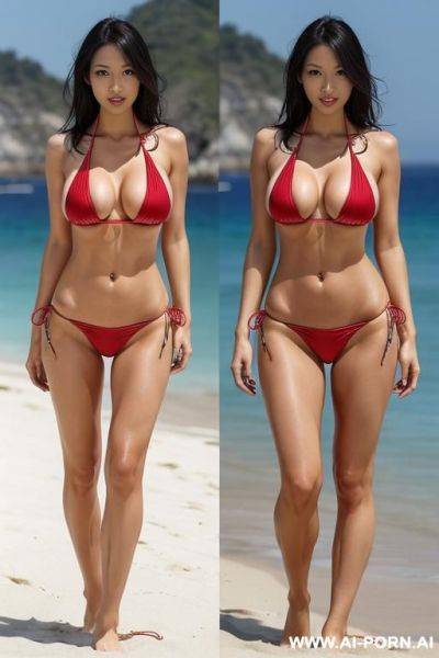 Perfect body, massive tits, (naked) sucking a massive cock - ai-porn.ai on pornsimulated.com