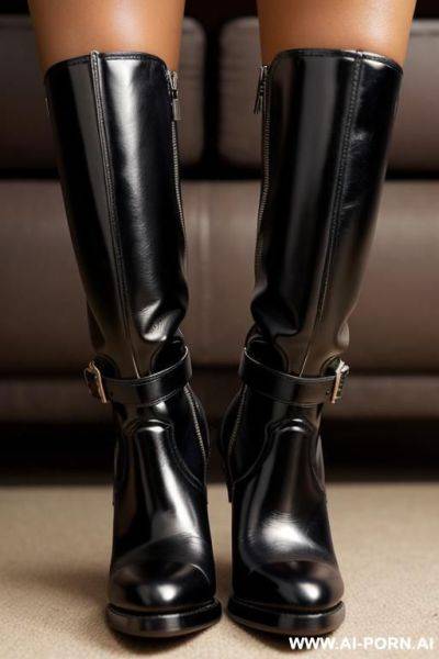 Boots, pussy, woman from below - ai-porn.ai on pornsimulated.com