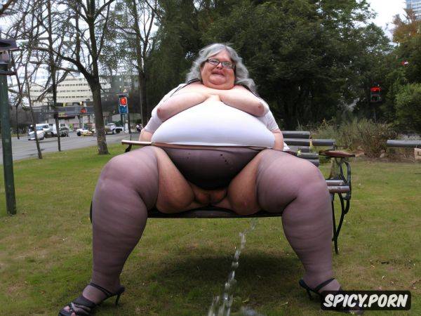 Huge pussy gap, spreading legs on the public street, insane - spicy.porn on pornsimulated.com