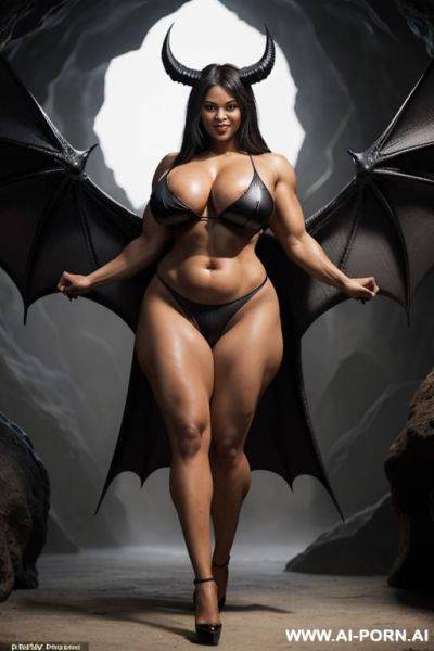 Plump lips, big expressive sexy eyes, long thick hair, thick powerful body, thick strong body, thick muscular body, completely naked, real sex bomb, front view, busty, big round firm tits, - ai-porn.ai on pornsimulated.com