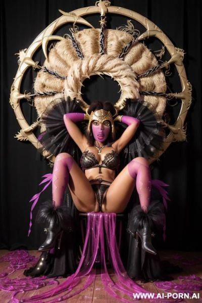 Big ass, cum covered, african, gangbang - ai-porn.ai on pornsimulated.com
