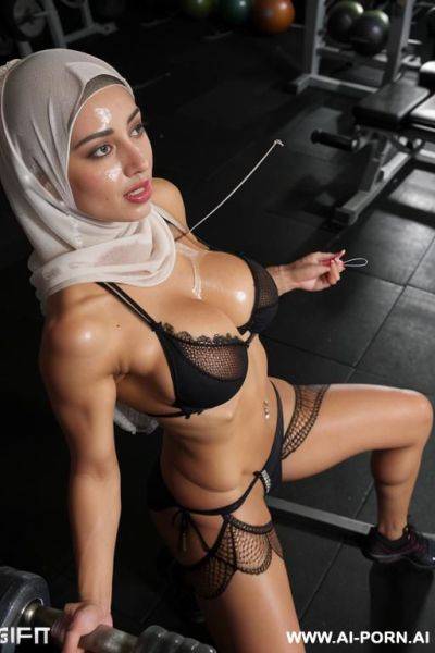 Hijabi while praying - ai-porn.ai on pornsimulated.com
