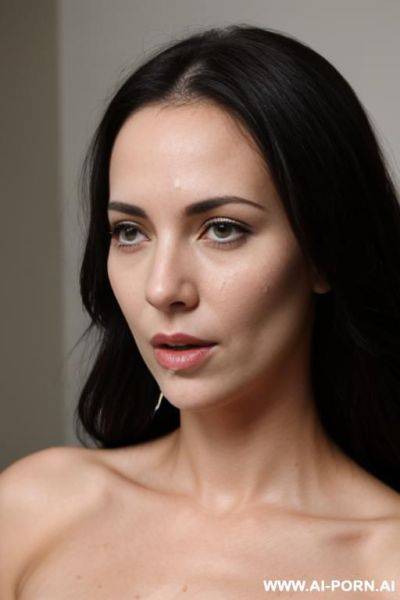 A woman with a face full of sperm who pisses on her head - ai-porn.ai on pornsimulated.com
