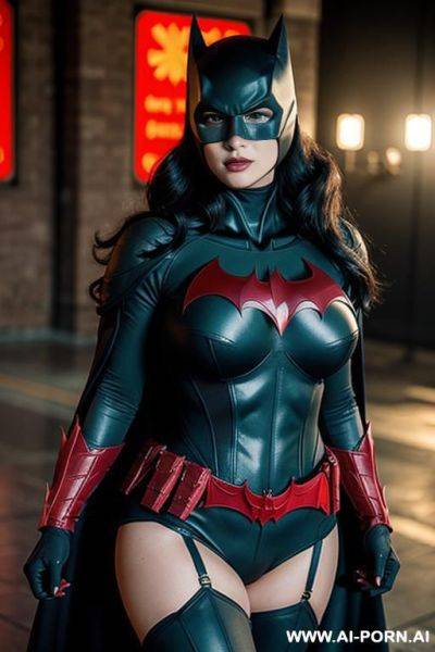 Batwoman hero costume - ai-porn.ai on pornsimulated.com