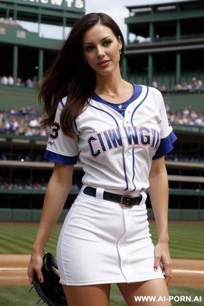 Baseball jersey, wrigley field - ai-porn.ai on pornsimulated.com