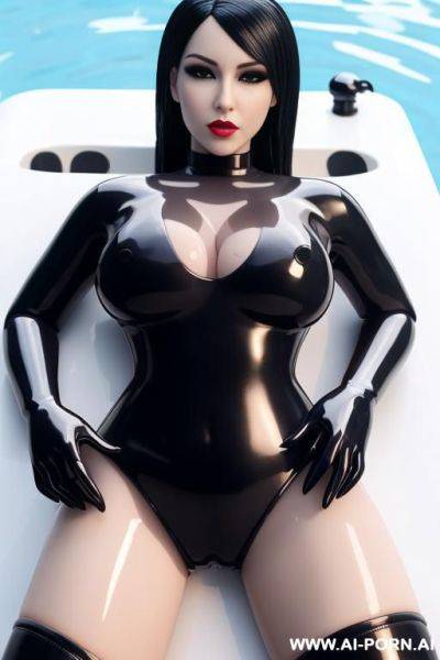 Wet latex woman, wet woman, wet bed, waterbed, rubberdoll, (wet latex), wet rubber, thight latex, wet doll, latex doll, sexdoll, wetdoll, latex sexdoll, liquid latex, liquid rubber, moldet latex, moldet rubber - ai-porn.ai on pornsimulated.com
