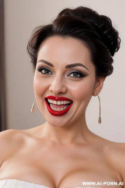Facial cumshot with tongue mouth wide open - ai-porn.ai on pornsimulated.com