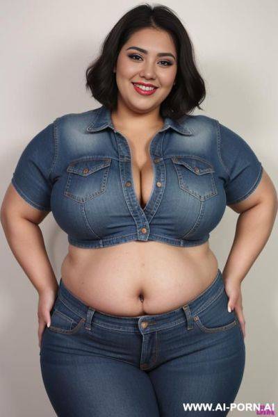 Mexican, extremely wide hips, bimbo, slutty - ai-porn.ai - Mexico on pornsimulated.com