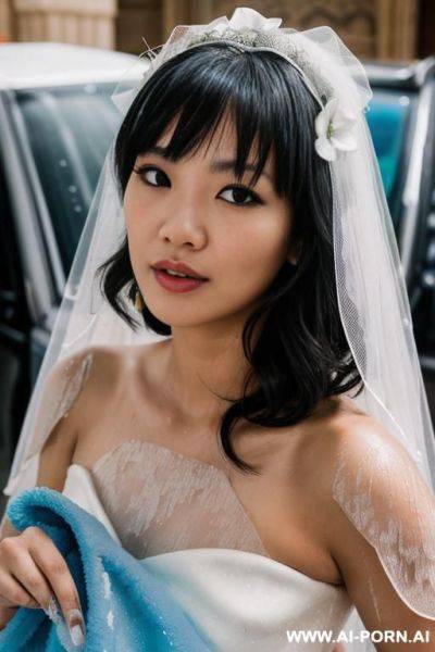(ultra detailed) hmong women, asian women, big tits, (blowjob), model face, (beautiful eyes), (looking into camera), (spit and cum on face), (messy make-up), (humongous, thick, veiny dick) (huge - ai-porn.ai on pornsimulated.com