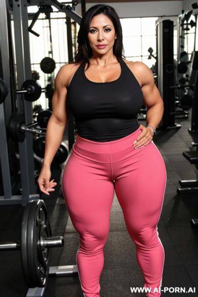 Latina mature milf, big thick thighs. - ai-porn.ai on pornsimulated.com