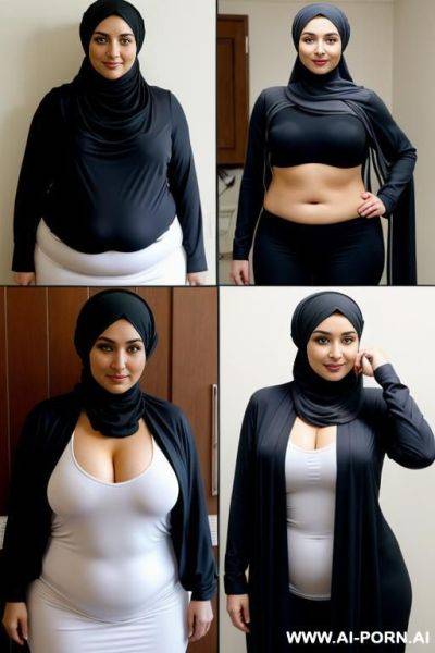Big woman, hijab - ai-porn.ai on pornsimulated.com
