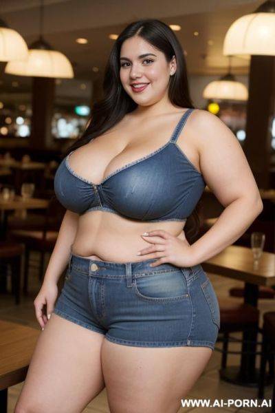 Colombian, wide hips, extra thicc, pear shaped - ai-porn.ai - Colombia on pornsimulated.com