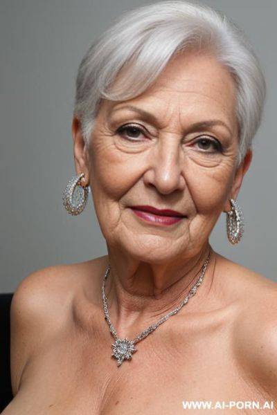 Oma mit silikonbrüs mit piercings - ai-porn.ai on pornsimulated.com