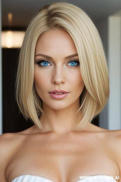 Blue eyes, s, blonde hair, healthy hair, not naked - ai-porn.ai on pornsimulated.com