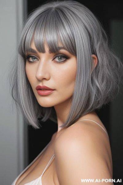 Bright big grey eyes, grey hair, 1 - ai-porn.ai on pornsimulated.com