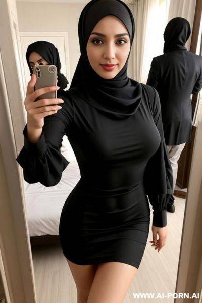 Hijab woman and man selfie - ai-porn.ai on pornsimulated.com
