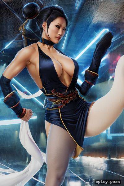 Low angle shot, beefy thighs, long legs, portrait, movie poster - spicy.porn - Japan - China on pornsimulated.com