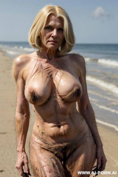 Superheroine granny mature femal comic ma-rvel, hairy, (((dirty and hairy skin))), (extrem hairy armpits) - ai-porn.ai on pornsimulated.com