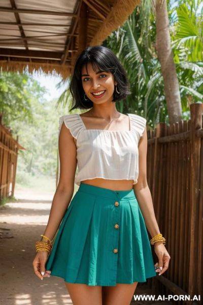 30 years old indian woman, , coy smile - ai-porn.ai - India on pornsimulated.com