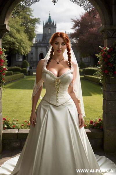 ((high quality)) ((depth of field)) ((seductive smirk)) ((amazing boobs)) ((natural plump breasts)) ((elegant necklace)) ((light tan)) ((overcast day)) ((even lighting)) ((flirtatious)) ((wide hips)) ((wedding veil)) ((sexy bride)) - ai-porn.ai on pornsimulated.com