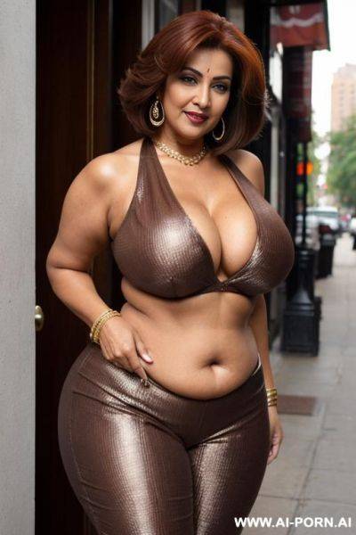 Sexy indian big tits, bending over, granny - ai-porn.ai - India on pornsimulated.com