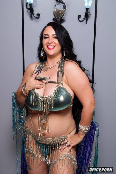 Extremely long wavy dark hair, full view, beautiful smiling face - spicy.porn on pornsimulated.com