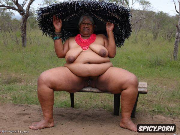 Silly grimace, legs wide spread, detailed traditional tribal dress - spicy.porn - Usa - India on pornsimulated.com