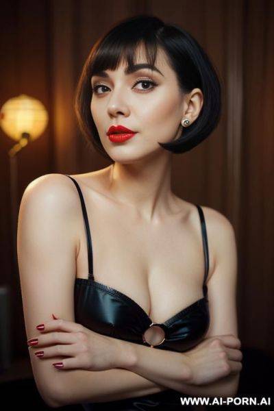 Soft face, big boobs with boob gap, nose big eyes round full lips - ai-porn.ai on pornsimulated.com