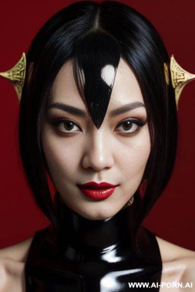 ((chinese cultist)), (submissive magic), (latex outfit, completely naked), (obedient), (pov), (eye contact), (ready for sex) - ai-porn.ai - China on pornsimulated.com