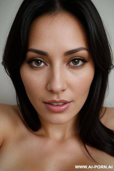 Full naked 2 women, close up, hair pussy, one pee on other. - ai-porn.ai on pornsimulated.com