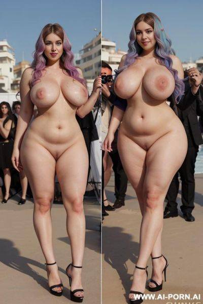Ice witch woman, massive tits, 0 yy-cup, supremely huge round tits, enormously fat and round breasts, massive ass, big hips, big waist, more big boobs, gigantic nipples, beautiful woman, more big - ai-porn.ai on pornsimulated.com