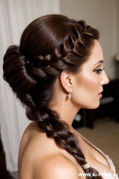 Wedding day braid - ai-porn.ai on pornsimulated.com