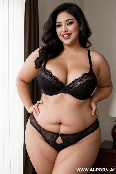 Mexican, supermodel, huge nose, pear shaped, eyeliner, chola, huge rotund body, double chin - ai-porn.ai - Mexico on pornsimulated.com