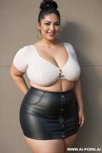 Very ethnic, mexican, chola, chicana, tan skin, fully clothed, supermodel, trad wife, extra thicc, ssbbw - ai-porn.ai - Mexico on pornsimulated.com
