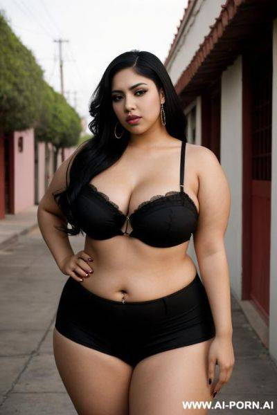 Mexican, chola, rap woman, big hips, extra thicc - ai-porn.ai - Mexico on pornsimulated.com