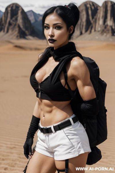 ((((only black clothes)))) ((((dark black goth make-up)))) - ai-porn.ai on pornsimulated.com