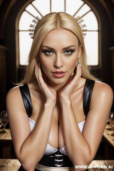 Cum facial on hot blonde woman - ai-porn.ai on pornsimulated.com