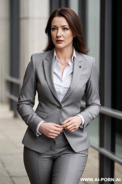 Grey business suit - ai-porn.ai on pornsimulated.com