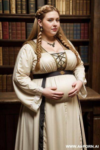Big belly, fat, thick, stuffed with food, big fat vagina - ai-porn.ai on pornsimulated.com