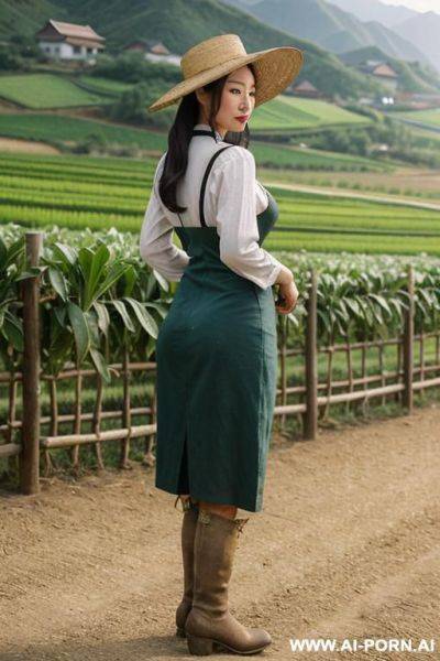 A country woman with good breasts and ass. - ai-porn.ai on pornsimulated.com