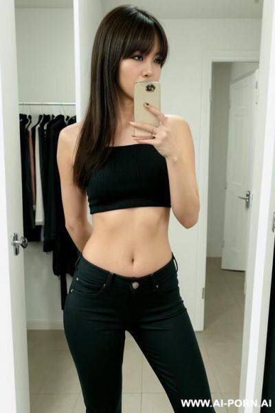 Full body portrait, wide hips, arms crossed - ai-porn.ai on pornsimulated.com