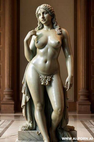 Bhumi pednekar as a classic naked roman statue - ai-porn.ai on pornsimulated.com