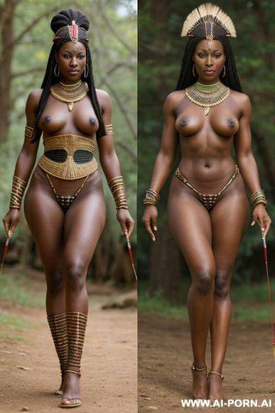 Ancient african princess in traditional clothes - ai-porn.ai on pornsimulated.com