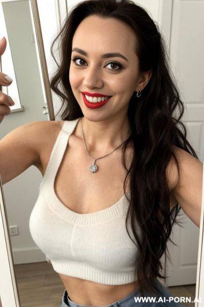 Mirror selfie, - ai-porn.ai on pornsimulated.com