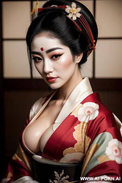 Japanese woman, beautiful and sexy, (((totally naked))), you can see her very bee-hard vagina - ai-porn.ai - Japan on pornsimulated.com