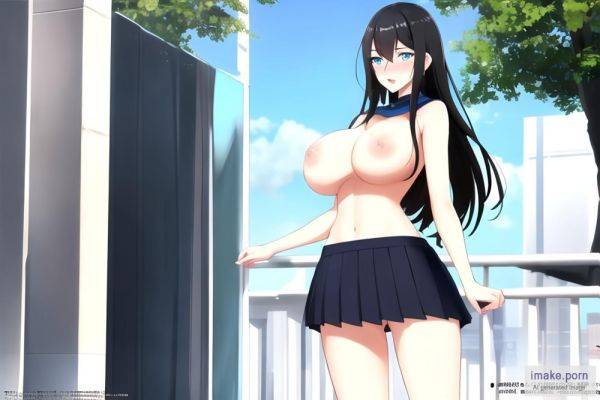 Standing, Teen 18+, Normal body, Sportive, Big Tits, Black Hair,... - imake.porn on pornsimulated.com