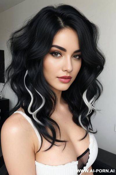 (black and white hair) - ai-porn.ai on pornsimulated.com