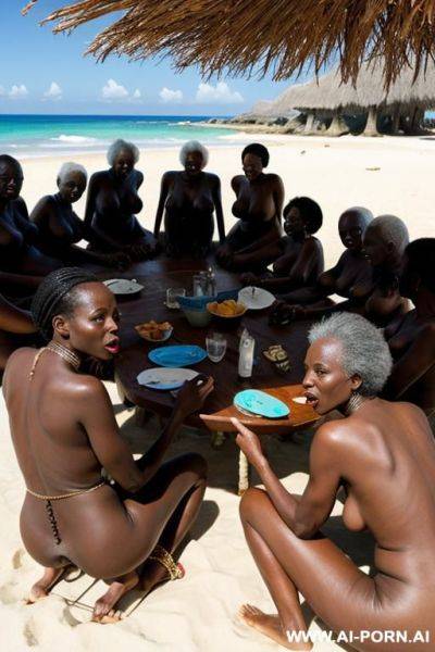 Grandma african beach - ai-porn.ai on pornsimulated.com
